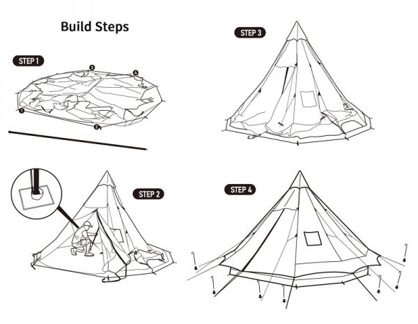 Lều Glamping NatureHike 12.3 NH20ZP005 (Hàng có sẵn) - Ảnh 17