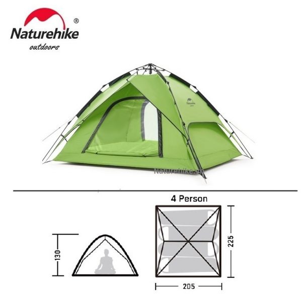 Lều 4 người tự bung NatureHike NH21ZP008 - Ảnh 13