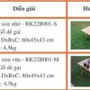 Bàn gỗ RuKamp gấp gọn 60cm - Ảnh 3