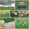 Bàn gỗ RuKamp gấp gọn 60cm - Ảnh 6