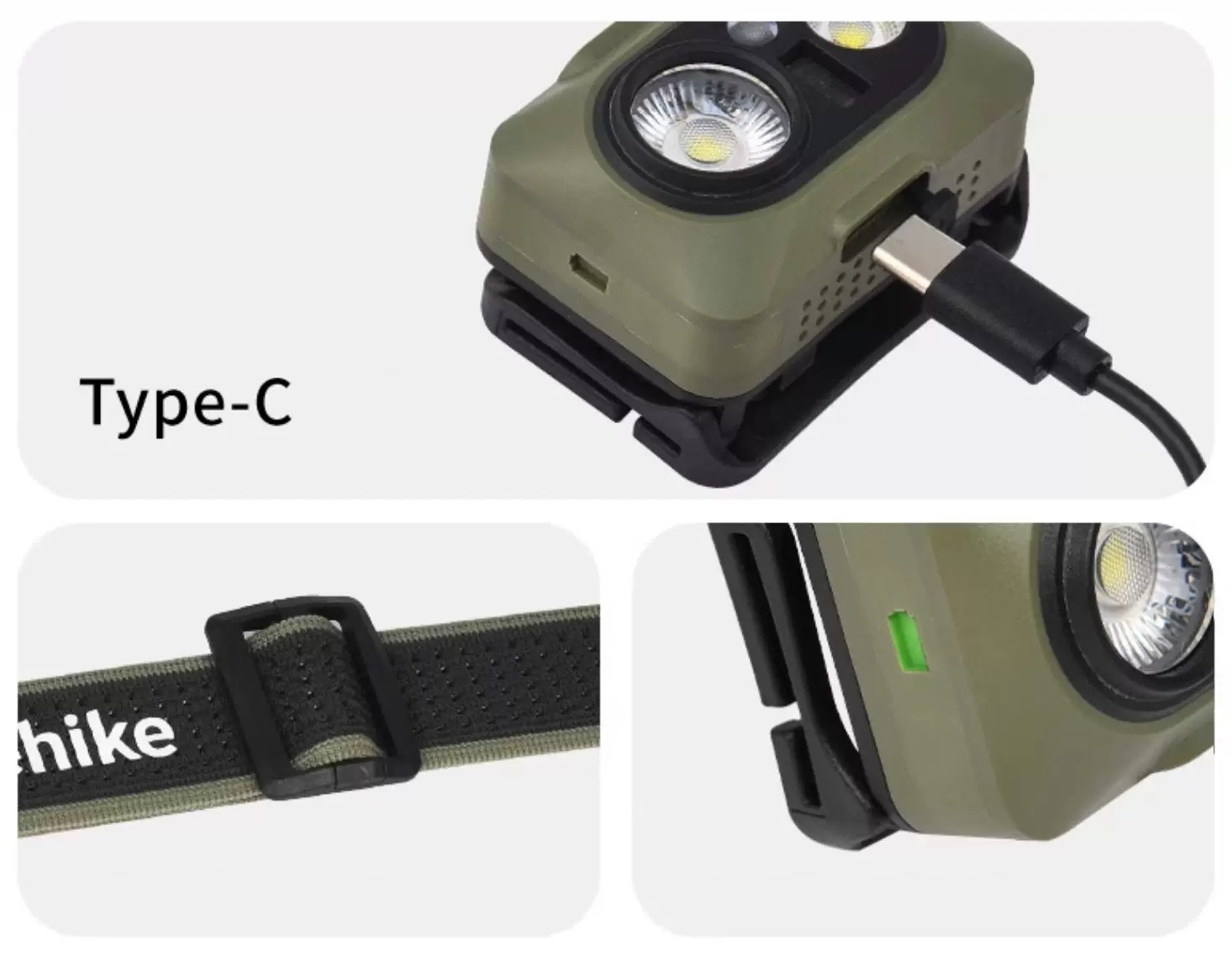 Đèn đeo trán có cảm ứng NatureHike CNK2450ZM010 - Ảnh 8