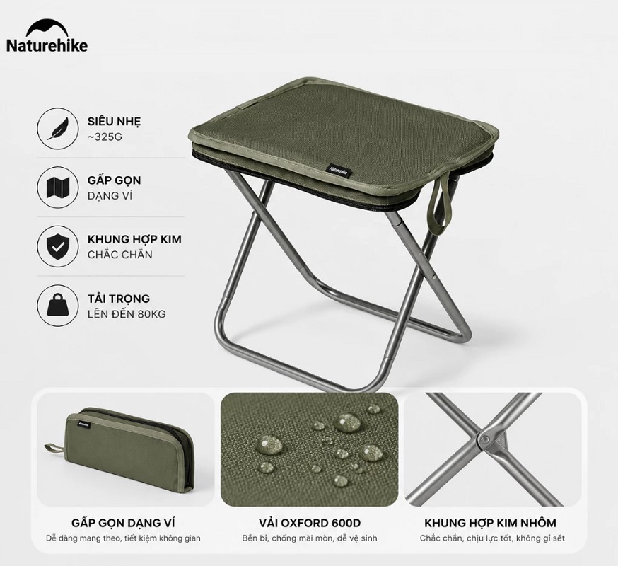 Ghế gấp mini NatureHike CNK2550JJ011 - Ảnh 6